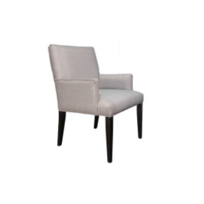 Baza Fabric arm chair with wooden legs