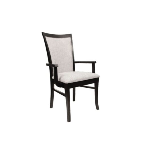 Belwood arm chair in fabric and wood