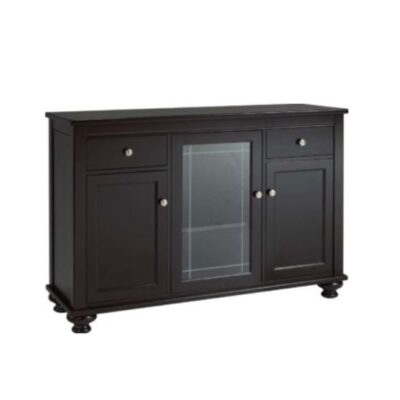 Lincoln sideboard with 2 wooden and 1 glass door